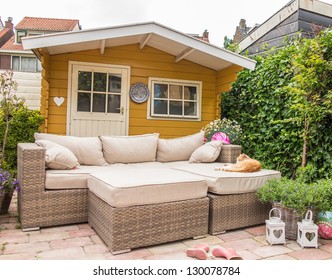 Garden Shed And Sofa