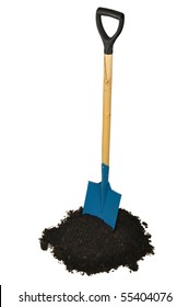 Garden Spade Isolated On White Background