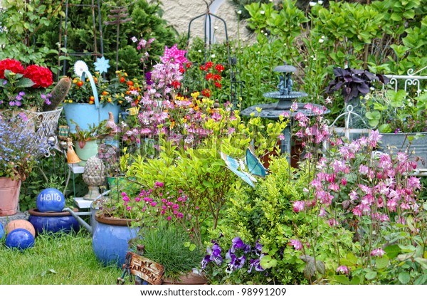 Garden Summer Flowers Plants Decorations Nature Parks Outdoor