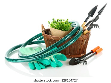 Garden Tools Isolated On White