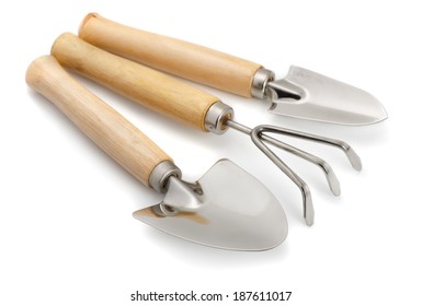 Garden Tools Isolated On White