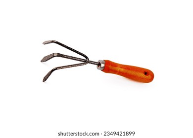 Garden tools, shovels, rakes, axe, hoe, hoe.  a set of tools for the gardener. Gardening. The concept of spring work in the garden, a home hobby. On a white isolated background.space for text. - Powered by Shutterstock