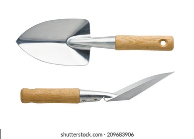 Garden trowel. It used to scoop or shovel the soil for planting. And what a small scoop.  - Powered by Shutterstock