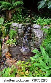 Garden water feature  - Shutterstock ID 739733293