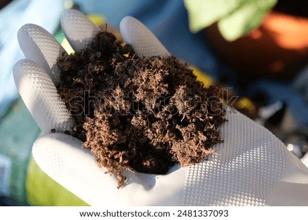 Gardening involves creating compost to promote healthy planting in an ecofriendly setting