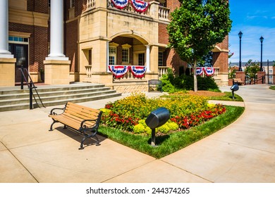 Gardens And Beach In Front Of City Hall, Duluth, Georgia.