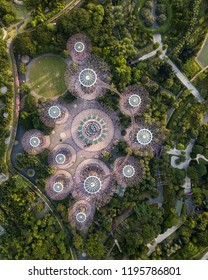 Gardens By The Bay Drone View 