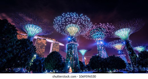 Gardens by the Bay in Singapore - Shutterstock ID 1069596530