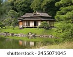 The Gardens of Hamarikyu are a public park in Chūō, Tokyo, Japan. Located at the mouth of the Sumida River they are surrounded by modern buildings.