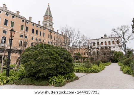gardens of the royal palace in venice