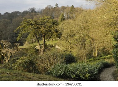 Gardens Of Stourhead, Designed By The Celebrated 18th Century Garden Designer Capability Brown