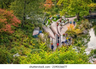 Merano’s Gardens Of Trauttmansdorff Castle - A One Of A Kind Botanical Garden Located In Merano, South Tyrol, Northern Italy - October 21, 2022