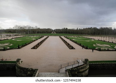 Gardens Of Versailles At Winter