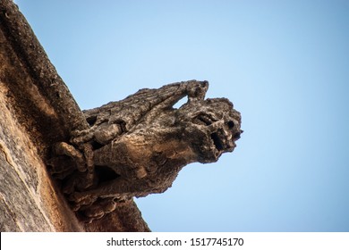 A gargoyle from the Cathedral of Sevilla, Spain - Shutterstock ID 1517745170
