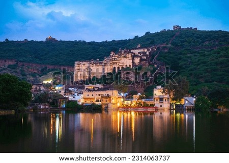 Garh Palace is a medieval palace situated in Bundi town in Rajasthan state in India