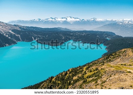 Garibaldi Lake with mountains in the background