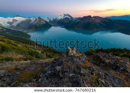 Garibaldi Provincial Park sunsets landscapes and mountains