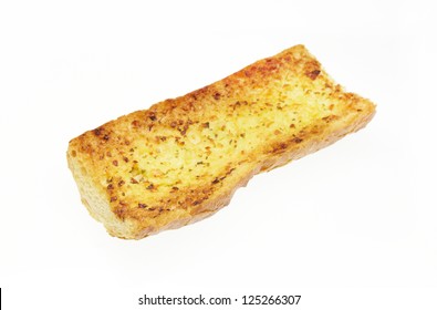 Garlic Bread Isolated On A White Background