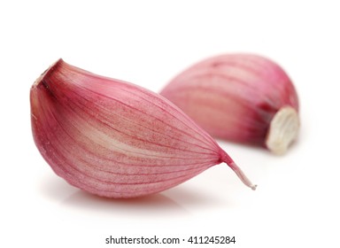 Garlic Clove Isolated On White Background Cutout