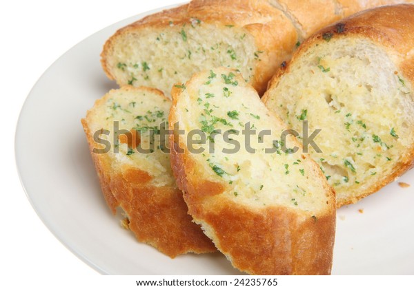 اسم العلامة التجارية خلفية خضراء الإملائية  Garlic Herb Bread Stock Photo 24235765 | Shutterstock