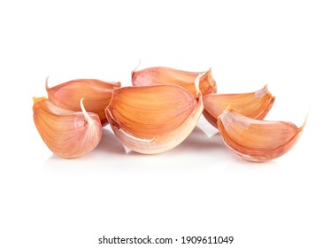 Garlic Isolated On White Background