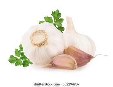 Garlic isolated on white background - Powered by Shutterstock