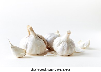 Garlic On White Infinity Cove Background