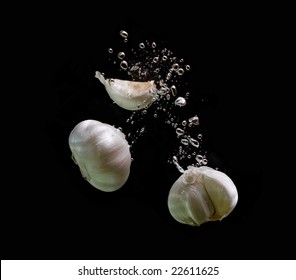 Garlic in water