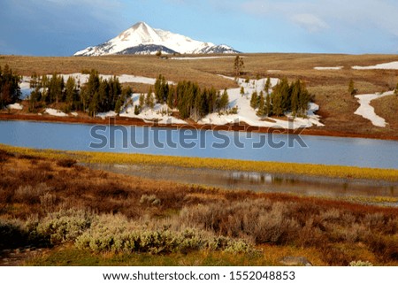 Garned River, Yellowstone National Park, Idaho, Montana and Wyoming, USA.