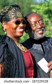 Garrett Morris And His Wife At The American Comedy Awards, LA, 4/25/2001