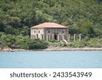 The Garrison House by the bay on Hassel Island near St Thomas, US Virgin Island