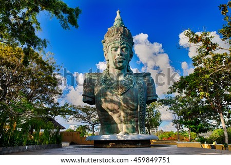 Garuda Wisnu Kencana Cultural Park on the tropical island, Bali Indonesia