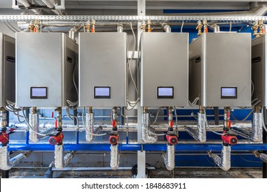 Gas Boiler Room, Boilers And Equipment