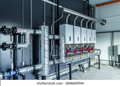 Gas Boiler Room, Boilers And Equipment