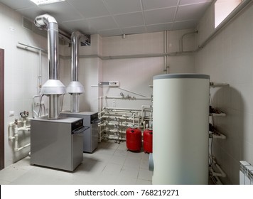 gas boiler room in a private cottage