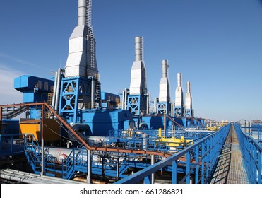 Gas Booster Compressor Station, Gas Transportation Plant