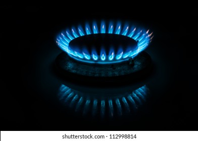 Gas Burner Close Up