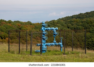 A Gas Capture Installation In The Field