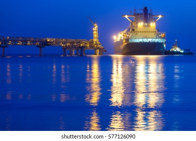 Gas Carrier, Sakhalin Island, Russia.