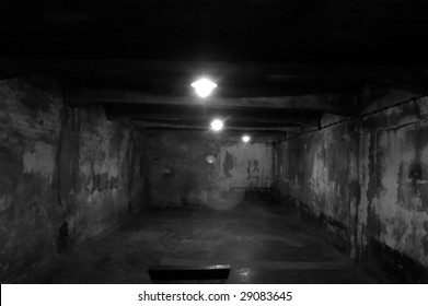 The Gas Chamber In Auschwitz