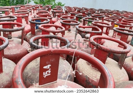 gas cylinders in warehouse for sale.