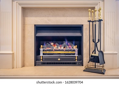 Gas Fire Fireplace Images Stock Photos Vectors Shutterstock