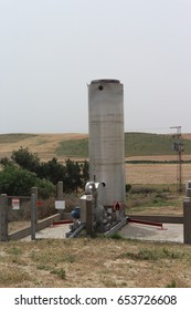 Gas Flare In A Sanitary Landfill 