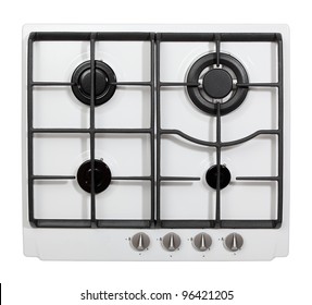 Gas Hob Isolated On White