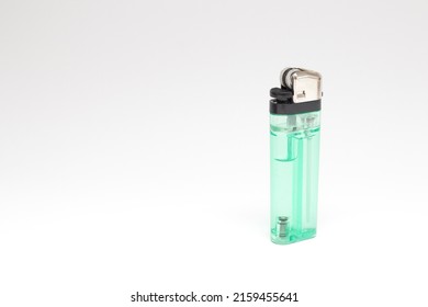 Gas lighter isolated on white background