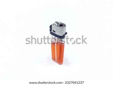 gas lighter on a white background