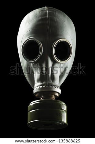 gas-masked Human being