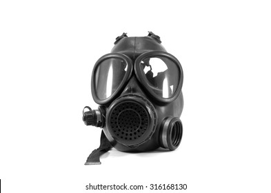 Gas Mask Isolated On White Background