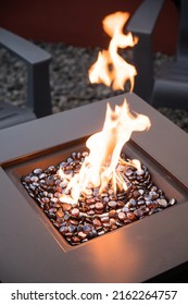 A Gas Patio Backyard Fireplace, Or Fire Pit.