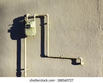 Gas Pipe And Gas Meter